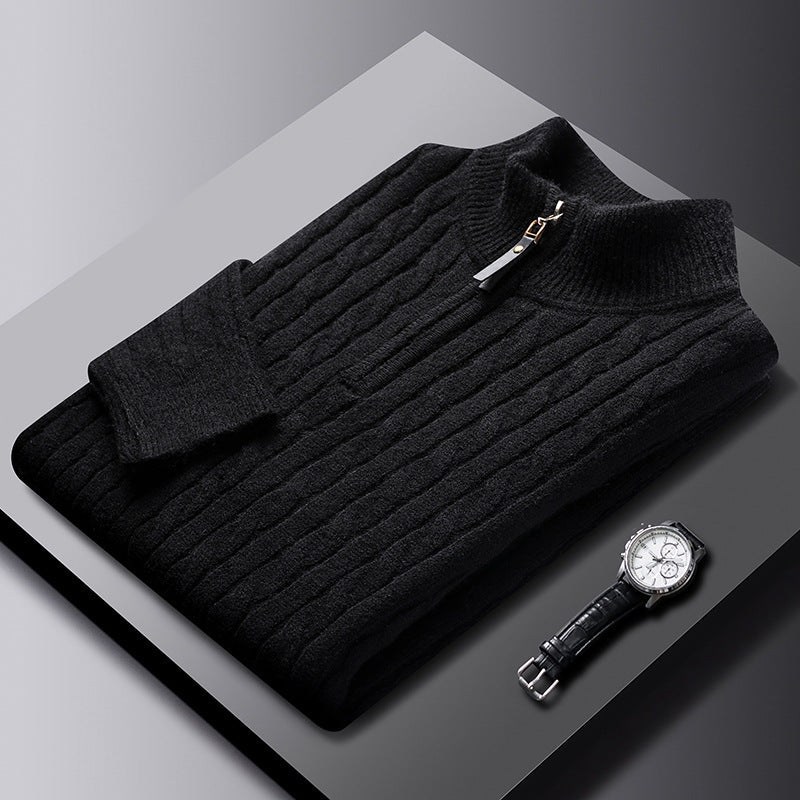 Maglione con Mezza Zip Uomo - Old Money®