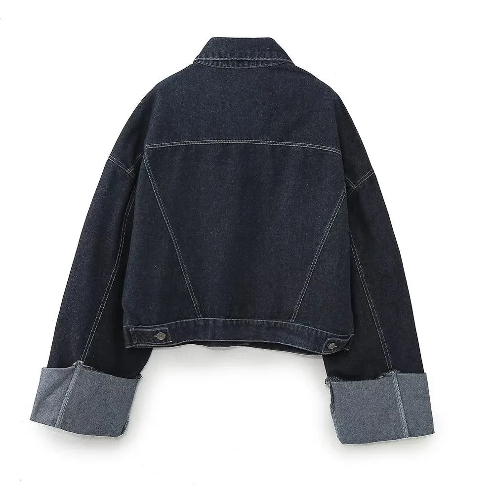 Completo Denim Donna Nero