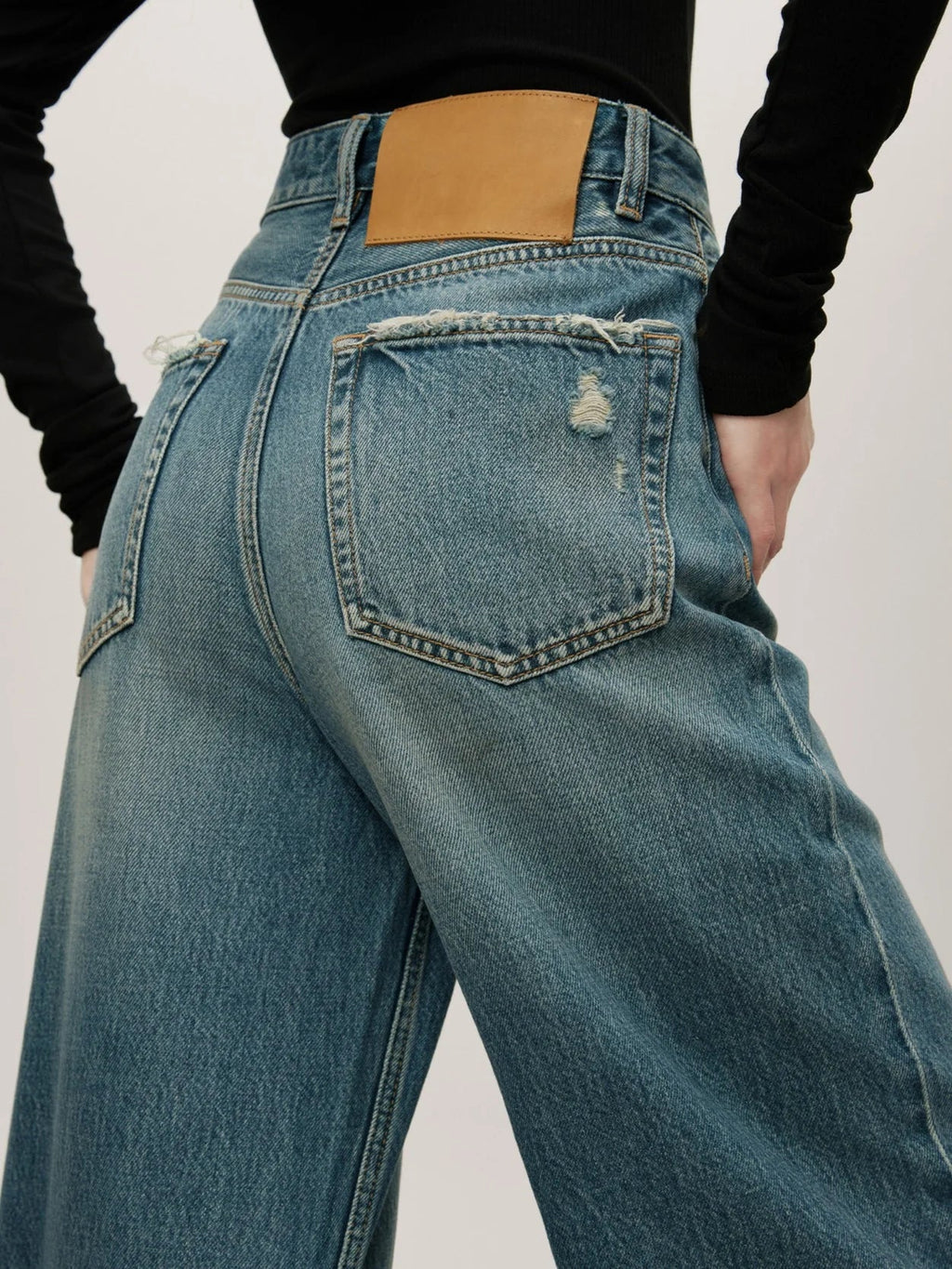 Jeans Donna Vita Alta Vintage