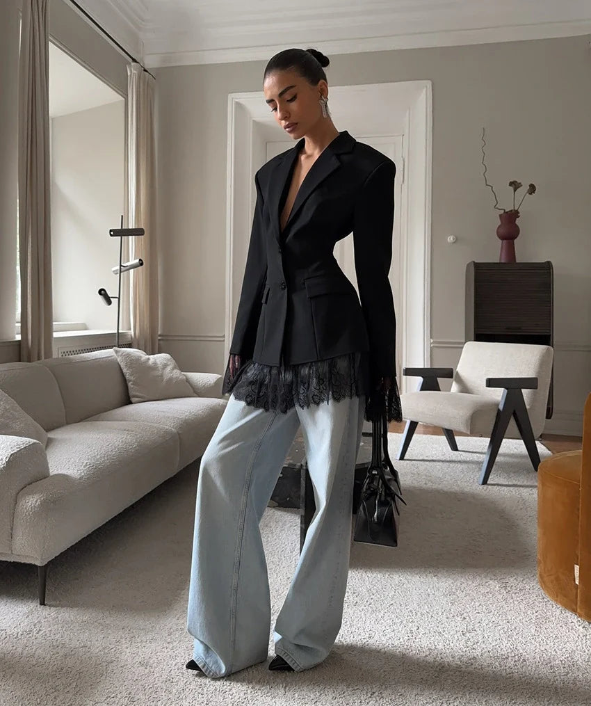 Blazer Donna con Pizzo